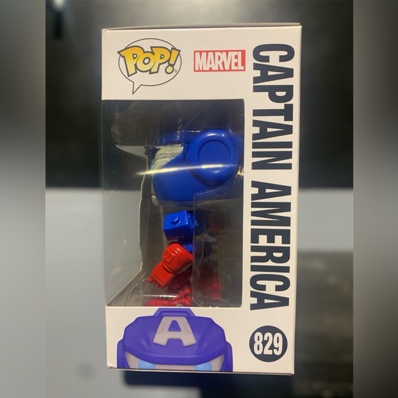 Funko Pop! Marvel Avengers Mech Strike Captain America #829 Bobble-Head - Picture 3 of 7